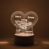 Heart Lamp With Pen
